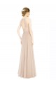 Sleeveless Halter Neck Keyhole Back Soft Chiffon & Lace A-Line Prom Dress / Bridesmaid Dress Brighton