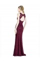 Sleeveless Illusion Neck Keyhole Back Lace A-Line Prom Dress / Bridesmaid Dress Brighton