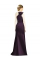Sleeveless Grape One Shoulder Satin Mermaid Bridesmaid Dress Brighton