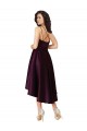 Sleeveless Sweetheart Criss Cross Back Satin A-Line High Low Prom Dress / Bridesmaid Dress Brighton