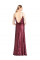 Sleeveless Halter Neck Sequin A-Line Formal Evening Gown / Prom Dress / Bridesmaid Dress Brighton