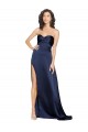 Sleeveless Sweetheart Low Back Silk like Satin A-Line Formal Evening Gown / Prom Dress / Bridesmaid Dress Brighton