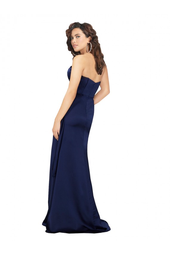Sleeveless Sweetheart Silk like Satin A-Line Formal Evening Gown / Prom Dress / Bridesmaid Dress Brighton
