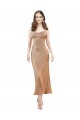 Sleeveless Cowl Neck Low Back Silk like Satin Sheath Formal Evening Gown / Prom Dress / Bridesmaid Dress Brighton