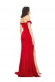 Sleeveless Off the Shoulder Silk like Satin A-Line Formal Evening Gown / Prom Dress / Bridesmaid Dress Brighton
