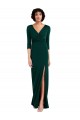 Long Sleeves V-Neck V-Back Spandex Trumpet Formal Evening Gown / Prom Dress / Bridesmaid Dress Brighton