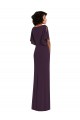 Split Sleeves V-Neck Spandex Sheath Formal Evening Gown / Prom Dress / Bridesmaid Dress Brighton