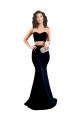 Sleeveless High Neck Low Back Stretch Crepe Mermaid Formal Evening Gown / Prom Dress / Bridesmaid Dress Brighton