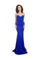 Sleeveless Royal Blue Sweetheart Low Back Stretch Crepe Mermaid Formal Evening Gown / Prom Dress / Bridesmaid Dress Brighton