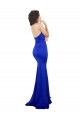 Sleeveless Royal Blue Sweetheart Low Back Stretch Crepe Mermaid Formal Evening Gown / Prom Dress / Bridesmaid Dress Brighton