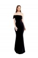 Sleeveless One Shoulder Keyhole Back Stretch Crepe Mermaid Formal Evening Gown / Prom Dress / Bridesmaid Dress Brighton