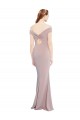 Sleeveless Off the Shoulder Keyhole Back Stretch Crepe Mermaid Formal Evening Gown / Prom Dress / Bridesmaid Dress Brighton