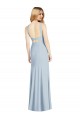 Sleeveless Halter Neck Backless Stretch Crepe Trumpet Formal Evening Gown / Bridesmaid Dress Brighton