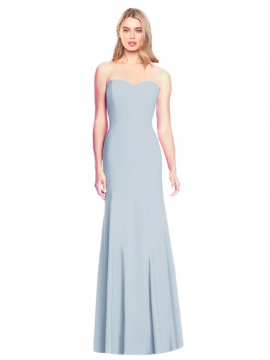 Sleeveless Sweetheart Low Back Stretch Crepe Trumpet Formal Dress / Bridesmaid Dress Brighton