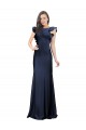 Sleeveless Bateau Neck Keyhole Back Stretch Crepe Mermaid Prom Dress / Bridesmaid Dress Brighton