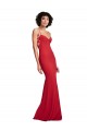 Sleeveless Spaghetti Straps Stretch Crepe Mermaid Bridesmaid Dress / Evening Dress Brighton