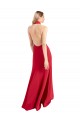 Sleeveless Halter Neck Open Back Stretch Crepe A-Line Formal Evening Gown / Prom Dress / Bridesmaid Dress Brighton