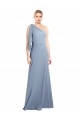 Flutter Sleeves One Shoulder Stretch Crepe Sheath Formal Dress / Bridesmaid Dress Brighton