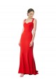 Sleeveless Red Sweetheart Stretch Crepe Mermaid Formal Evening Gown / Prom Dress / Bridesmaid Dress Brighton