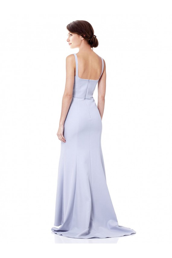 Sleeveless Spaghetti Straps Stretch Crepe Mermaid Evening Gown / Prom Dress / Bridesmaid Dress Brighton