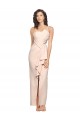 Sleeveless Nude Strapless Low Back Stretch Crepe Sheath Semi Formal Evening Dress / Prom Dress / Bridesmaid Dress Brighton
