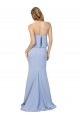 Sleeveless Strapless Low Back Stretch Crepe A-Line Formal Dress / Bridesmaid Dress Brighton