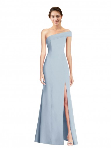 Sleeveless Off the Shoulder Stretch Crepe Trumpet Formal Evening Gown / Prom Dress / Bridesmaid Dress Brighton