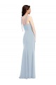 Sleeveless Strapless Low Back Stretch Crepe Trumpet Bridesmaid Dress / Formal Dress Brighton