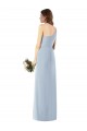 Sleeveless One Shoulder Stretch Crepe Trumpet Semi Formal Evening Dress / Prom Dress / Bridesmaid Dress Brighton