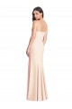 Sleeveless Spaghetti Straps Stretch Crepe Trumpet Semi Formal Evening Dress / Prom Dress / Bridesmaid Dress Brighton