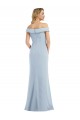 Sleeveless Off the Shoulder Stretch Crepe Trumpet Semi Formal Evening Dress / Prom Dress / Bridesmaid Dress Brighton
