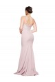 Sleeveless Mauve Strapless Low Back Stretch Crepe Sheath Formal Evening Gown / Prom Dress / Bridesmaid Dress Brighton