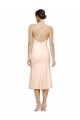 Sleeveless V-Neck Low Back Stretch Crepe Sheath Evening Gown / Prom Dress / Bridesmaid Dress Brighton