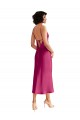 Sleeveless V-Neck Low Back Stretch Satin A-Line Formal Evening Gown / Prom Dress / Bridesmaid Dress Brighton