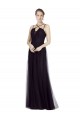 Sleeveless Spaghetti Straps Tulle A-Line Bridesmaid Gown Brighton