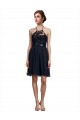 Sleeveless Halter Neck Tulle A-Line Bridesmaid Gown Brighton