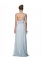 Sleeveless Mist One Shoulder Tulle A-Line Bridesmaid Dress Brighton