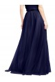 Sleeveless Halter Neck Tulle A-Line Semi Formal Evening Dress / Bridesmaid Dress Brighton