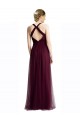 Sleeveless Halter Neck Open Back Tulle A-Line Bridesmaid Dress / Evening Dress Brighton