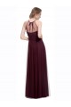 Sleeveless Red Halter Neck Tulle A-Line Bridesmaid Dress Brighton