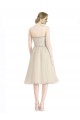 Sleeveless Strapless Tulle A-Line Bridesmaid Dress Brighton