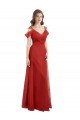 Cold Shoulder Sweetheart Low Back Tulle A-Line Formal Dress / Bridesmaid Dress Brighton