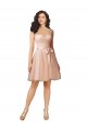 Cap Sleeves Sweetheart Keyhole Back Tulle & Lace A-Line Bridesmaid Dress Brighton