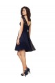 Sleeveless Bateau Neck V-Back Tulle & Lace A-Line Bridesmaid Dress Brighton