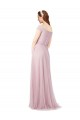 Sleeveless Off the Shoulder Tulle A-Line Bridesmaid Dress / Evening Dress Brighton