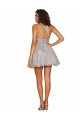 Sleeveless Halter Neck Criss Cross Open Back Tulle A-Line Bridesmaid Dress Brighton