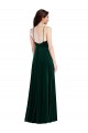 Sleeveless Halter Neck Stretch Velvet A-Line Semi Formal Evening Dress / Prom Dress / Bridesmaid Dress Brighton